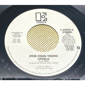 Jesse Colin Young Ophelia 45 Country Record Promo VG+/NM Misspelling Opheila